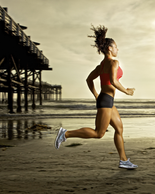 Her Calves Muscle Legs Jogging calves ladies lap 2