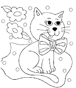 Dessin chat à imprimer et colorier dessin chat