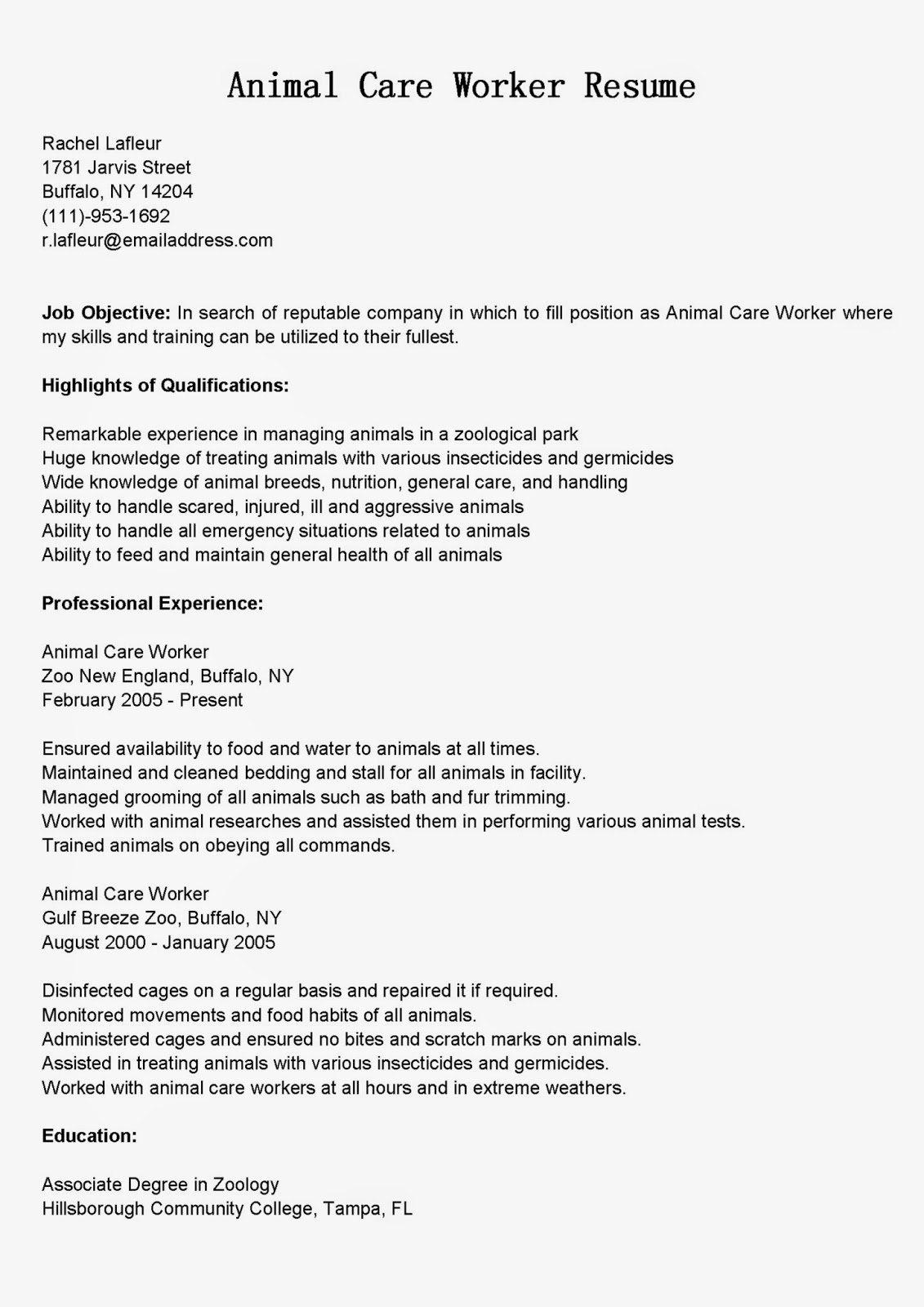 cover letter for dog walker