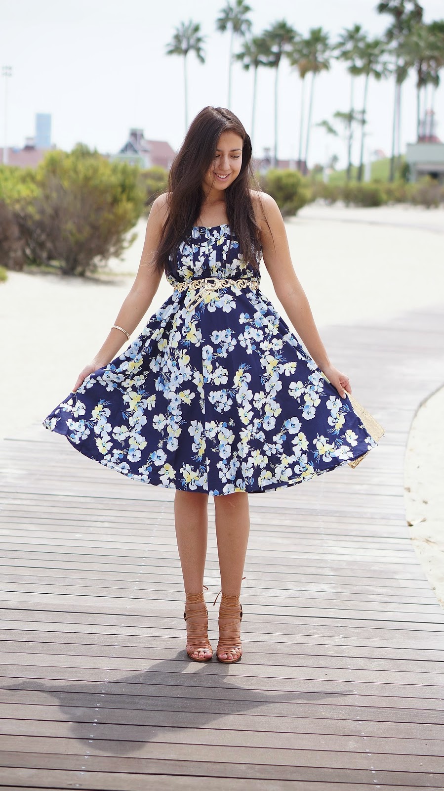 LC Lauren Conrad Floral Dress