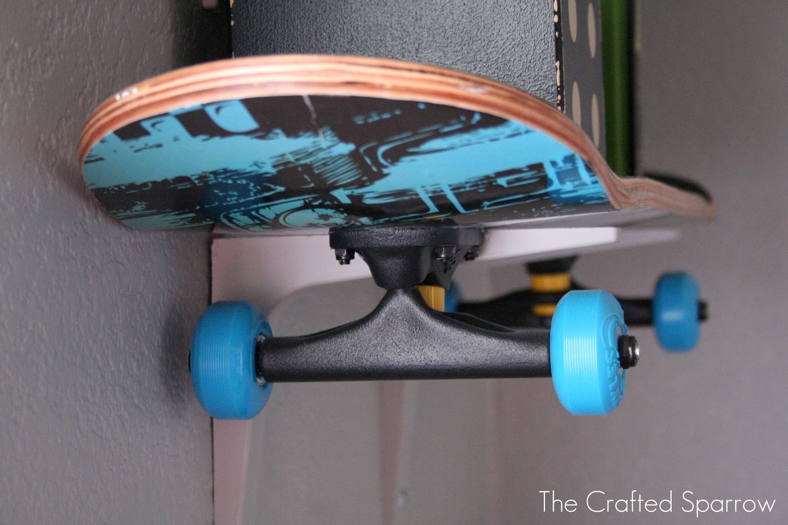 DIY Skateboard Shelves