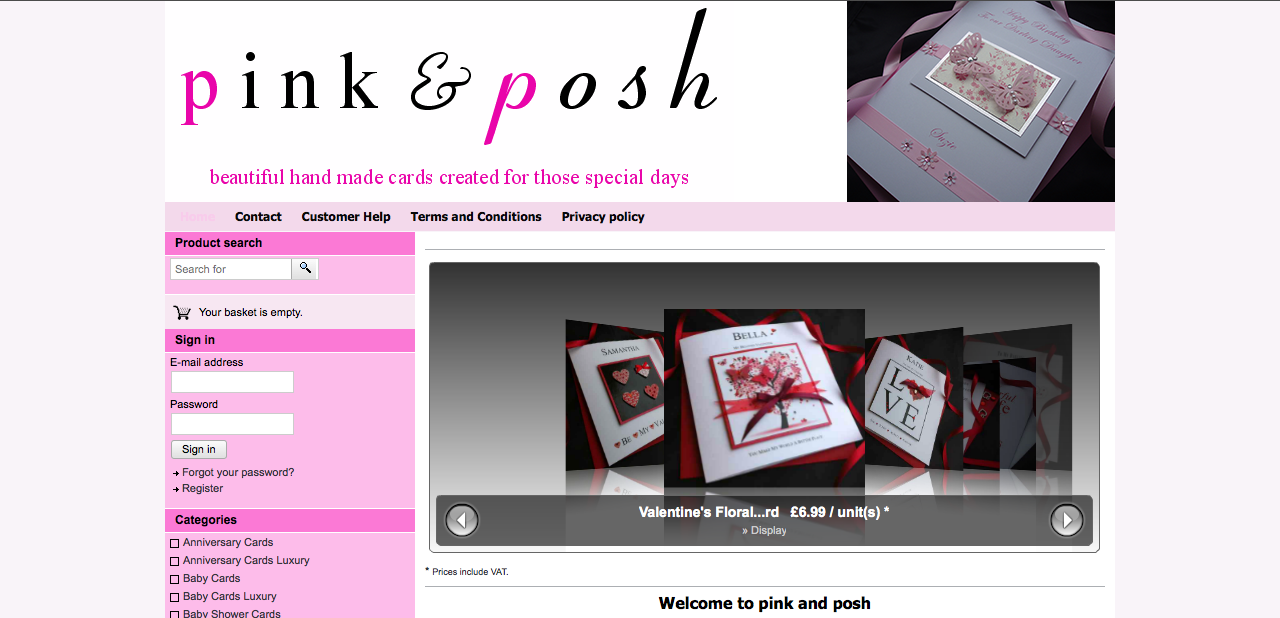 Design Context Greeting Card sites