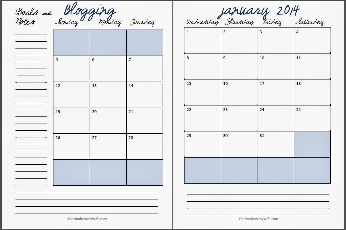 20014 Printable Blog Planner 20014 Printable Blog Planner