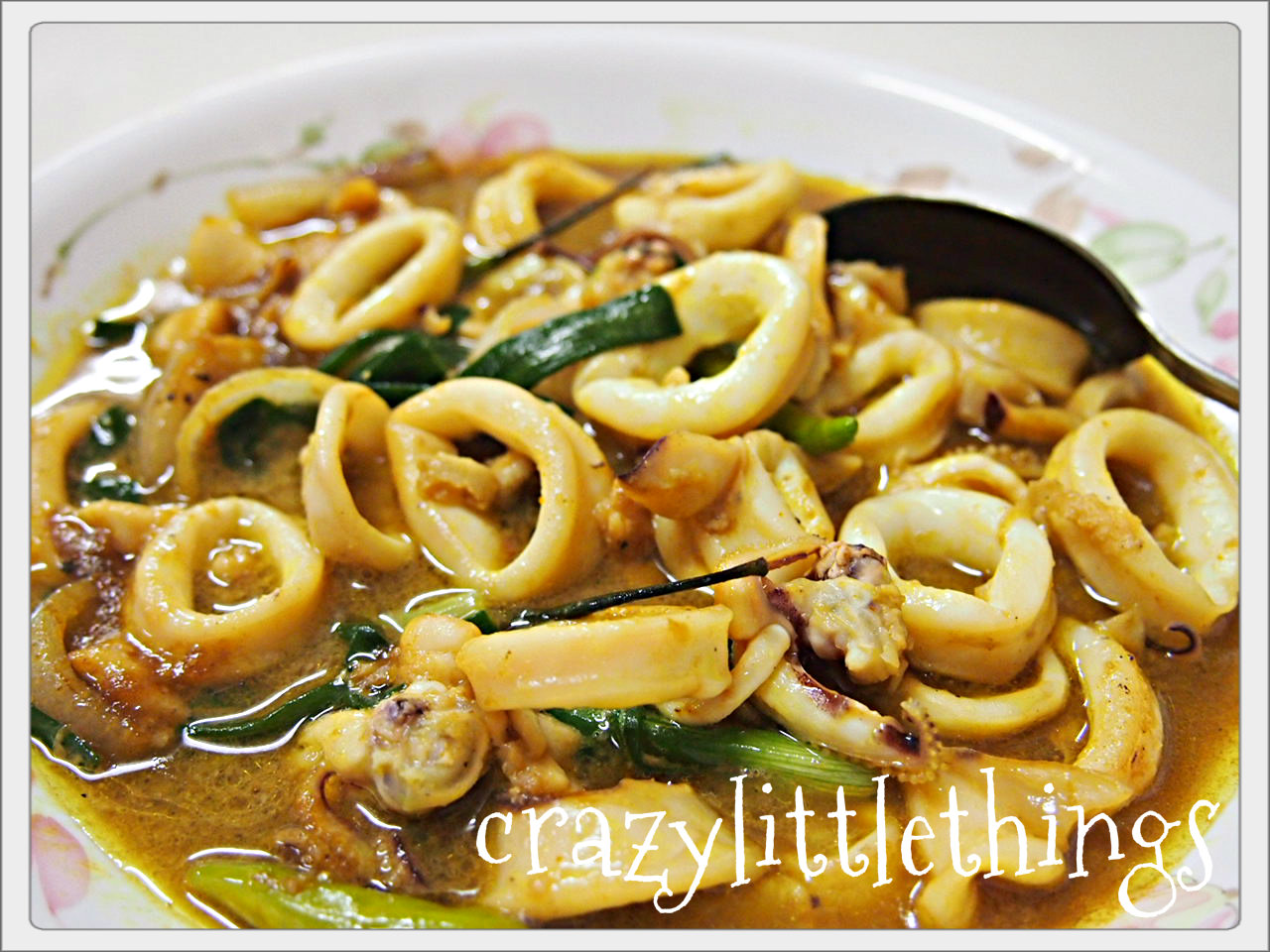 Crazy Little Things Sotong Masak Asam