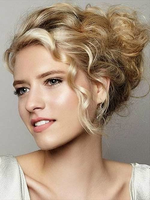 Short Hairstyles Cute Bun Hairstyles For Short Hair