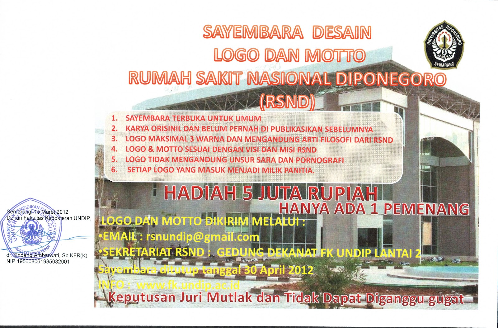 April 2012 ~ Tim Olimpiade Teknik Industri UNDIP