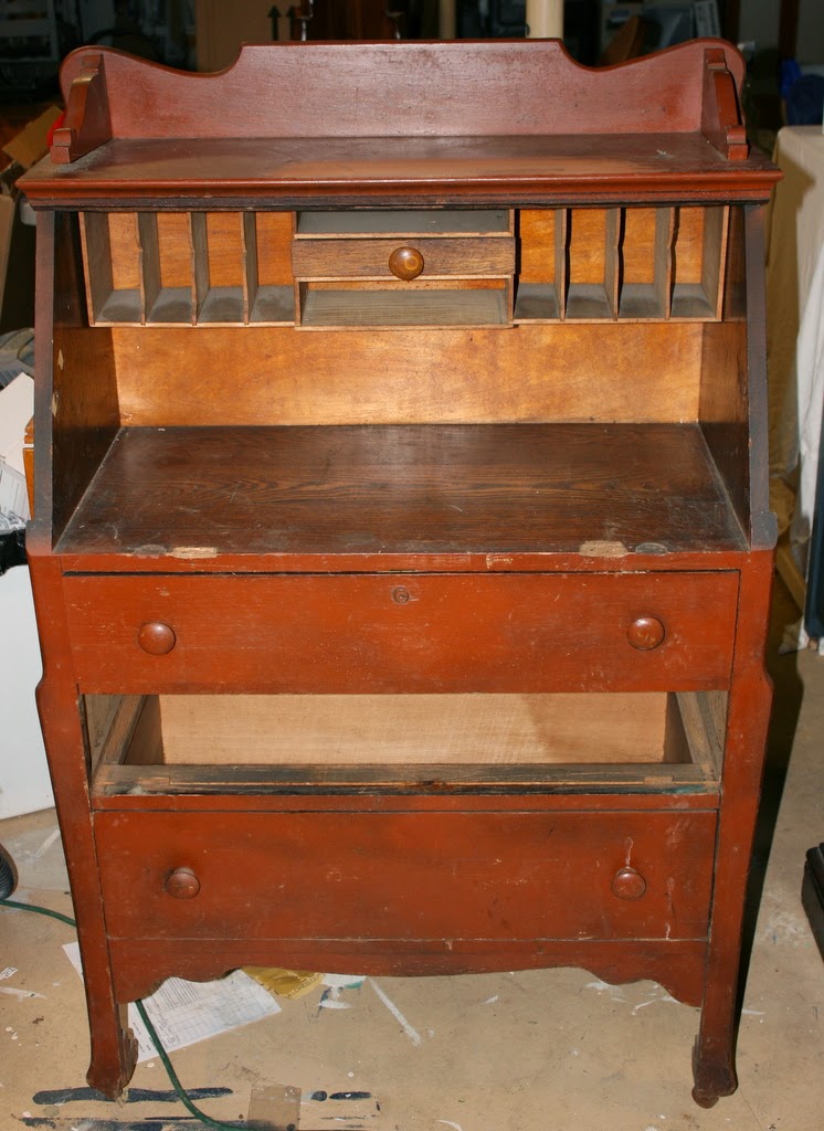 Roots And Wings Furniture Blog No 81 Navy Blue Antique Secretary
