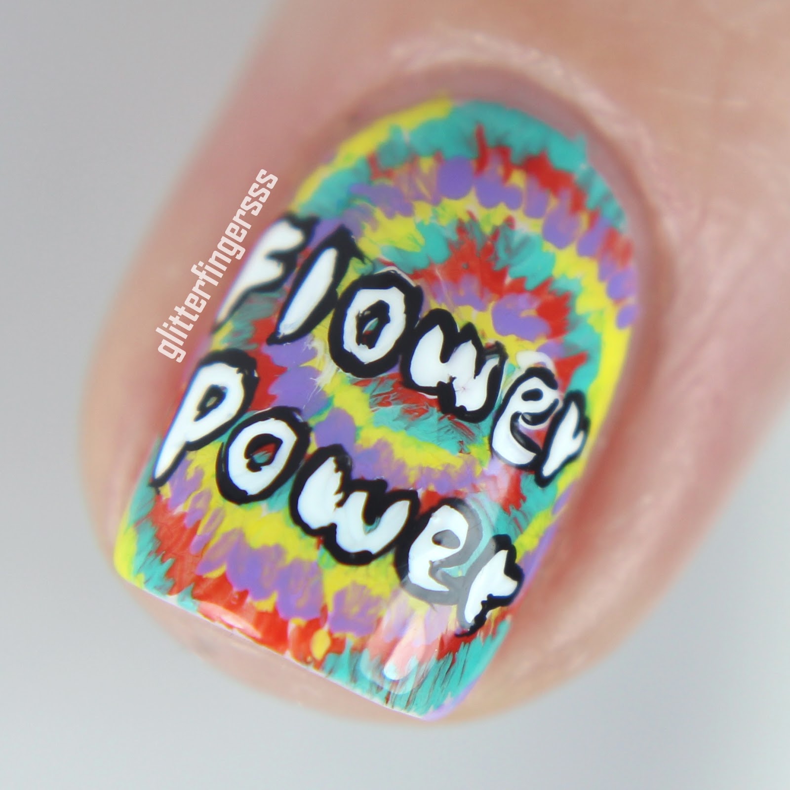 Glitterfingersss in english: NAIL ART | Hippie