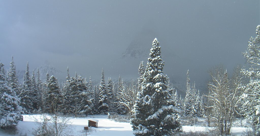 A View from the North Coast Glacier National Park Big Early Snowfall!