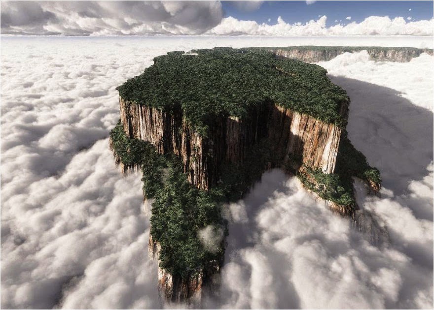 11. Monte Roraima located in Eastern Venezuela - 29 Unbelievable Locations That Look Like They’re Located On Another Planet 11. Monte Roraima located in Eastern Venezuela - 29 Unbelievable Locations That Look Like They’re Located On Another Planet