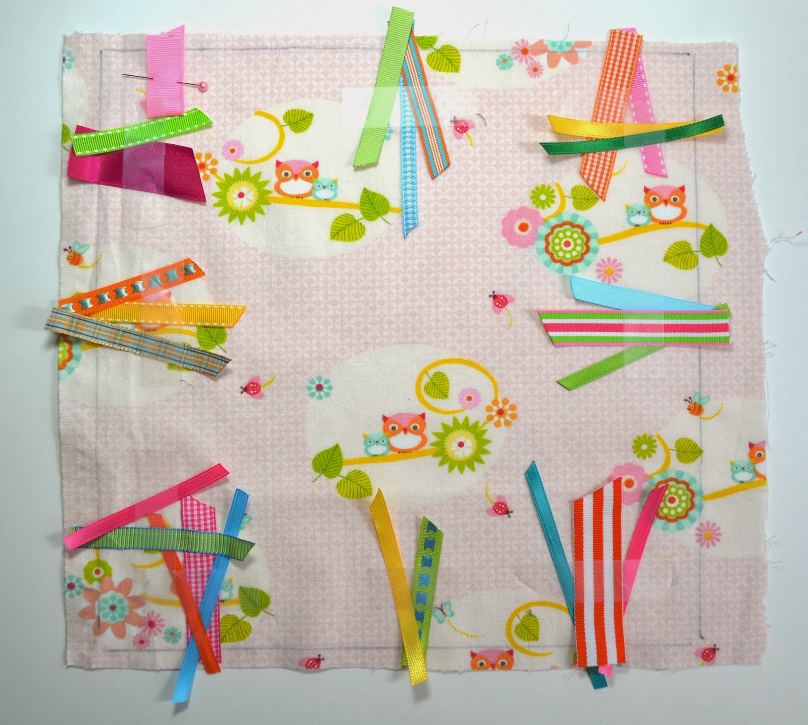 TEXTILE TROLLEY Tutorial How to make a Tag Blanket / Lovie / Security