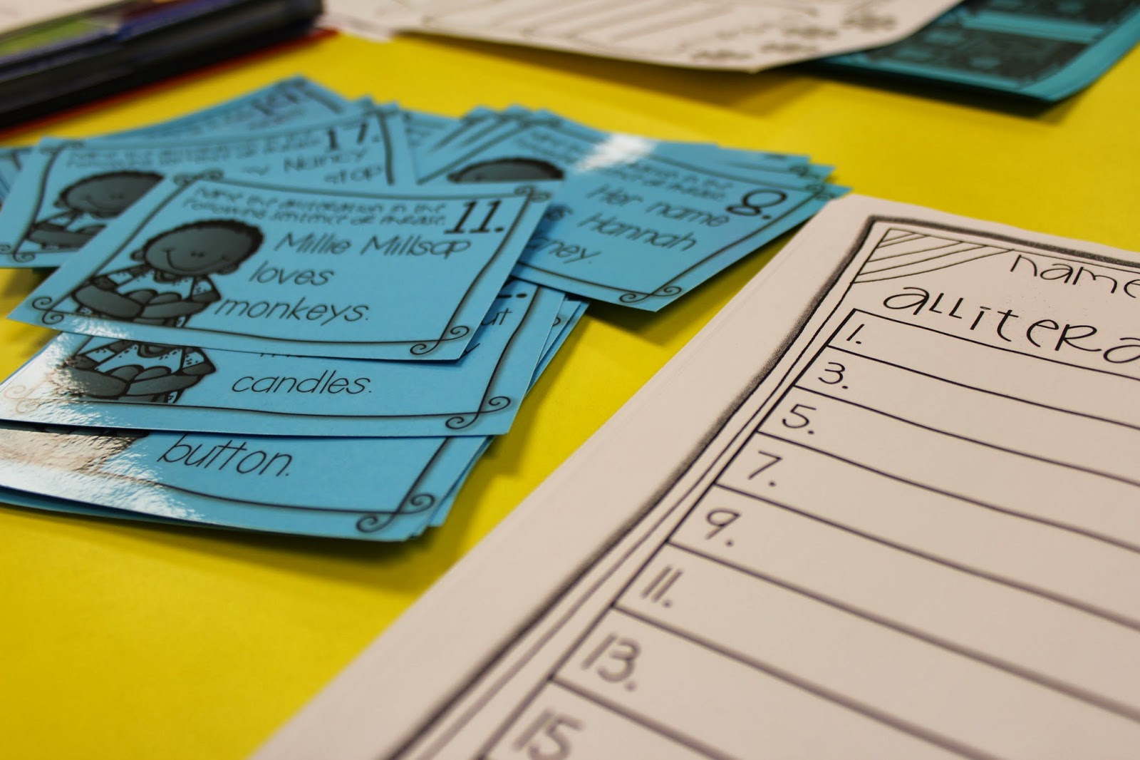 Alliteration For First Grade