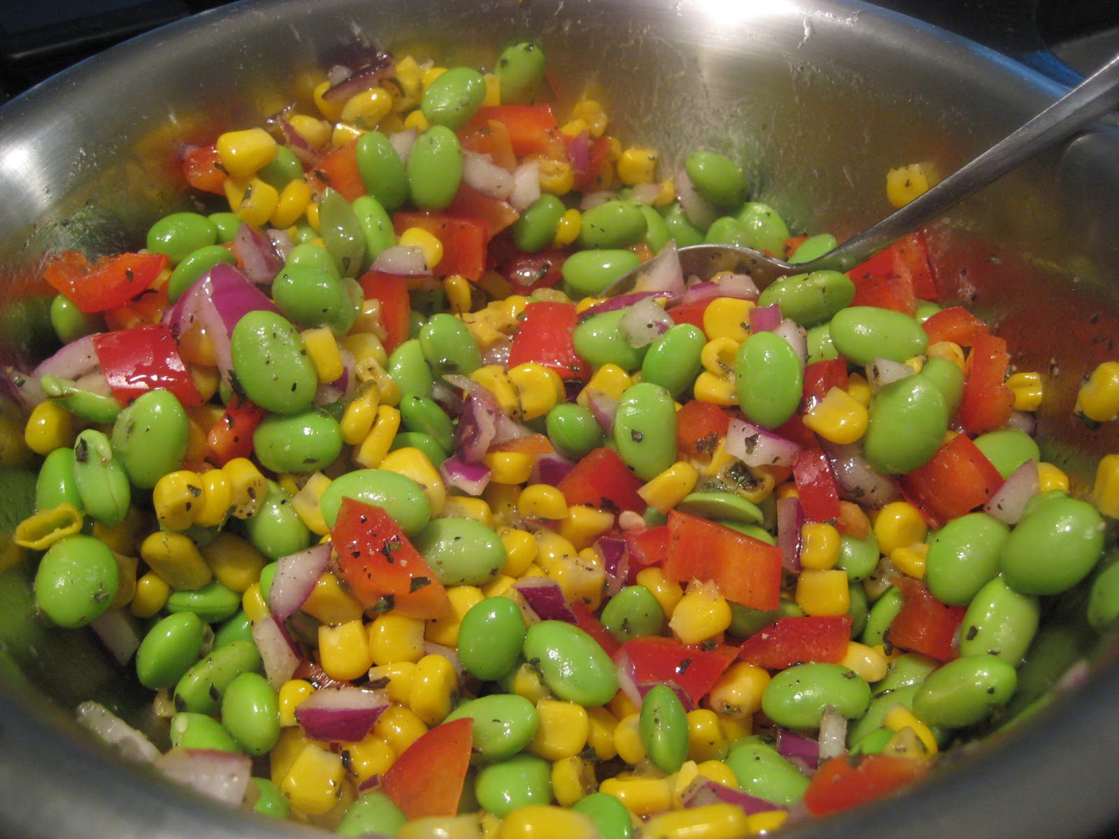 Tidwell Test Kitchen Roasted Corn and Edamame Salad