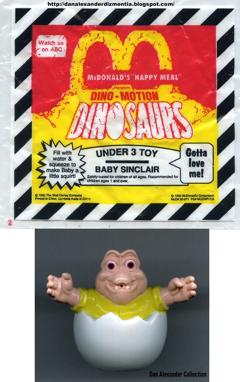 Details about   Disney Dino-Motion Dinosaurs Earl Sinclair McDonald's Kids Meal Empty Box-1992
