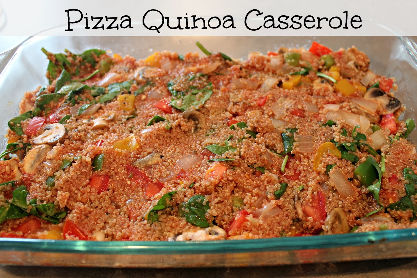 KEEP CALM AND CARRY ON Pizza Quinoa Casserole