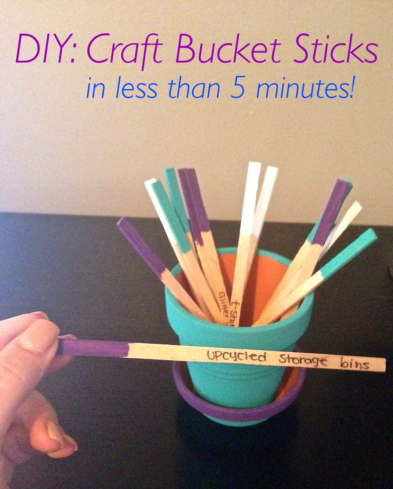 Easy As DIY DIY Craft Bucket List Sticks
