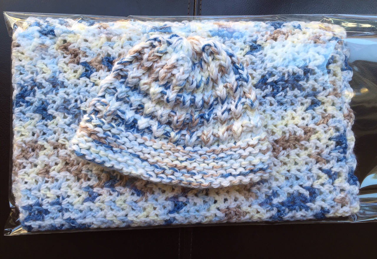 Knitting With Looms Baby Hat and Blanket