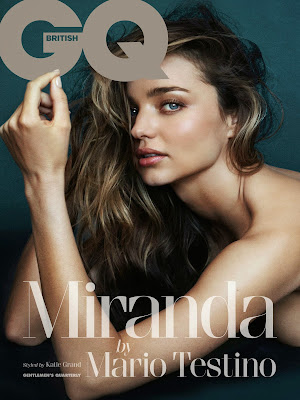 Miranda Kerr gets naked in a shoot for GQ magazine by Mario Testino