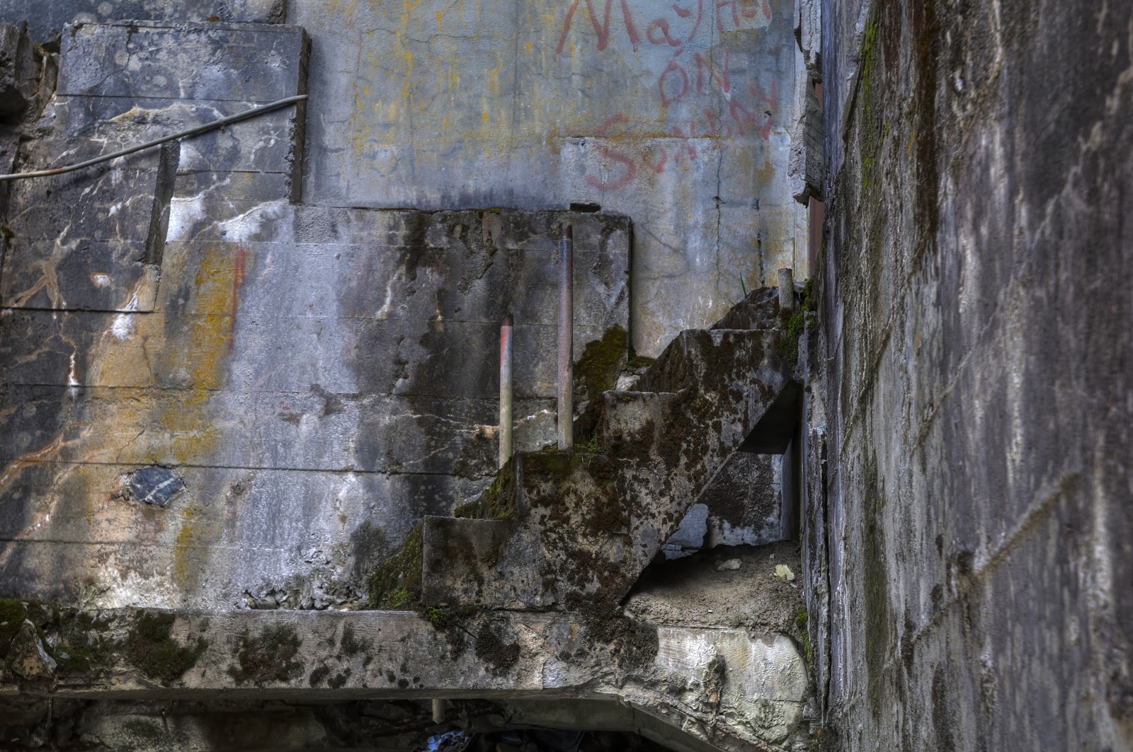 This Life in Ruins the tunnel at the cement factory in concrete, wa