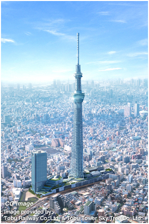 Tokyo Sky Tree-tower Worlds tallest free-standing-broadcast-structure