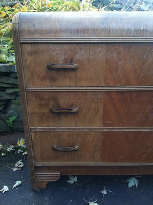 dresser makeover waterfall needed well she