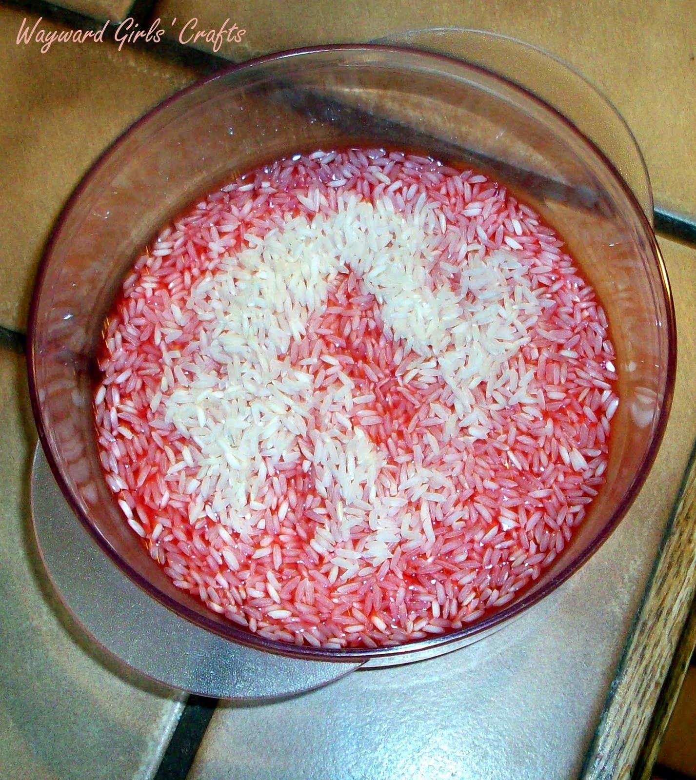 Wayward Girls' Crafts Dying Rice