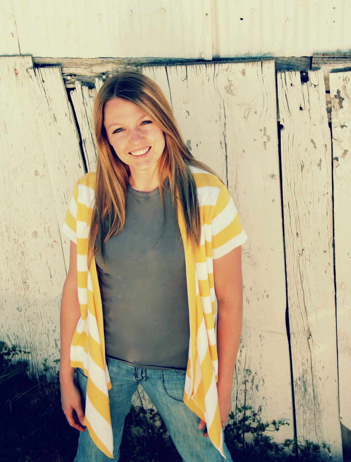 Short Sleeve Drape Front Cardigan