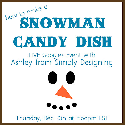 Snowman Candy Jar Google+ | Holiday Hangout Event on Google+ | 5 |