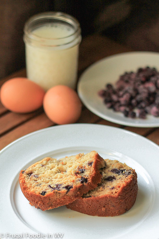 Moist Lemon Blueberry Pound Cake Made Using Yogurt Foodie in WV
