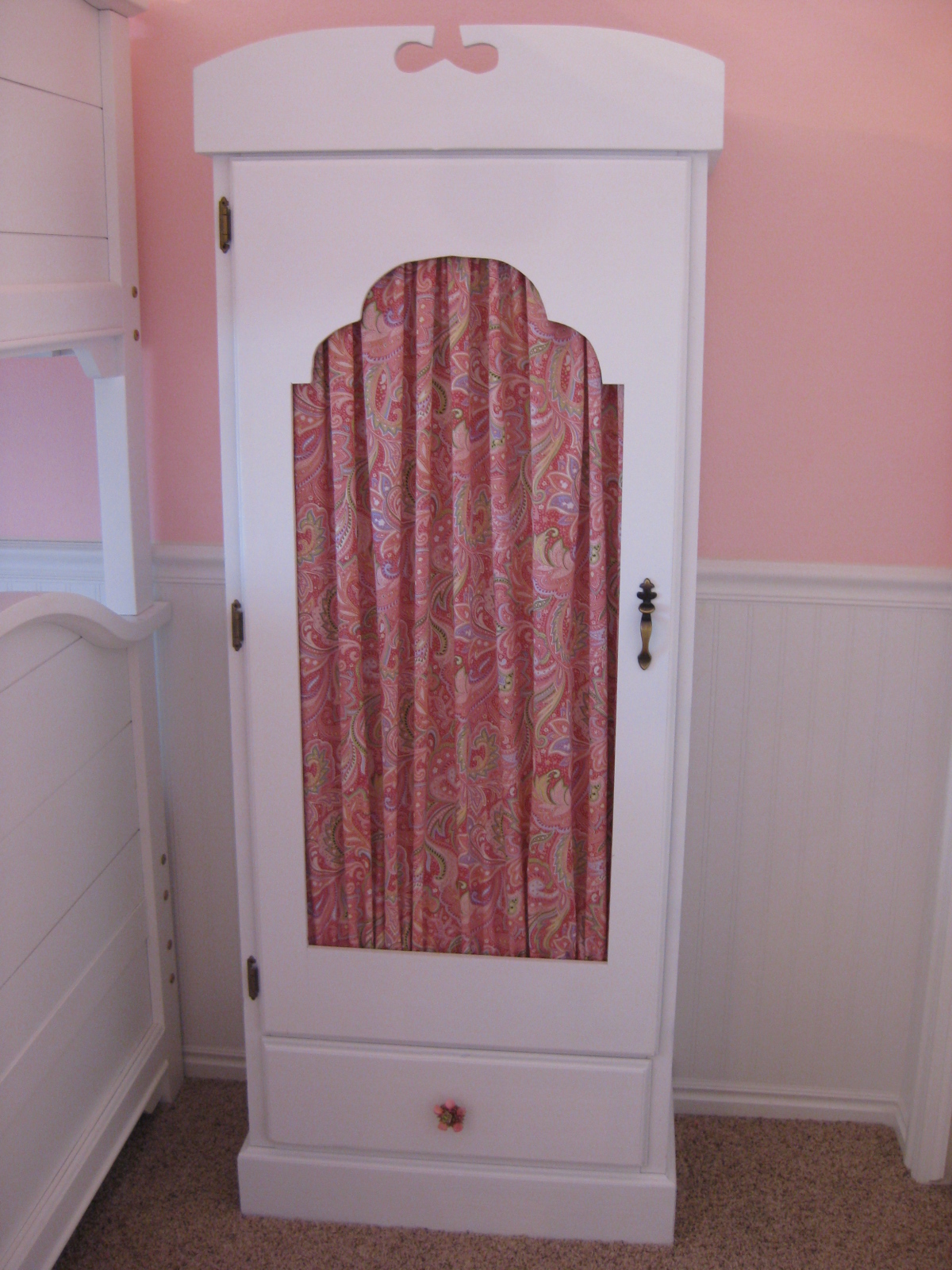 TDA decorating and design The Dressup Armoire Curtain How To