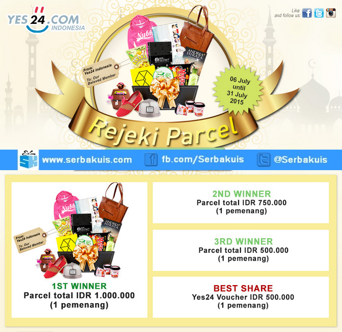 Kontes Rejeki Parcel Yes24 Berhadiah Parcel Jutaan Rupiah Kontes Rejeki Parcel Yes24 Berhadiah Parcel Jutaan Rupiah