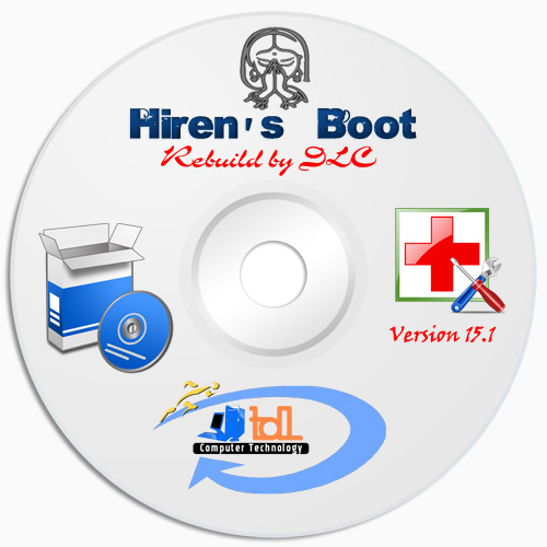 PATCHED Hiren's BootCD 15.1 Rebuild by DLC v.2.0