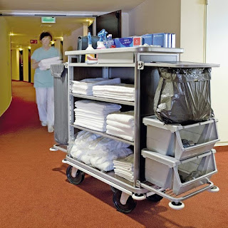 Housekeeping: SOP Hotel Housekeeping Trolley or Maids Cart Setting