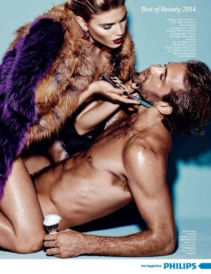 Maryna Linchuk looks glamours and seductive at Allure Russia magazine November 2014