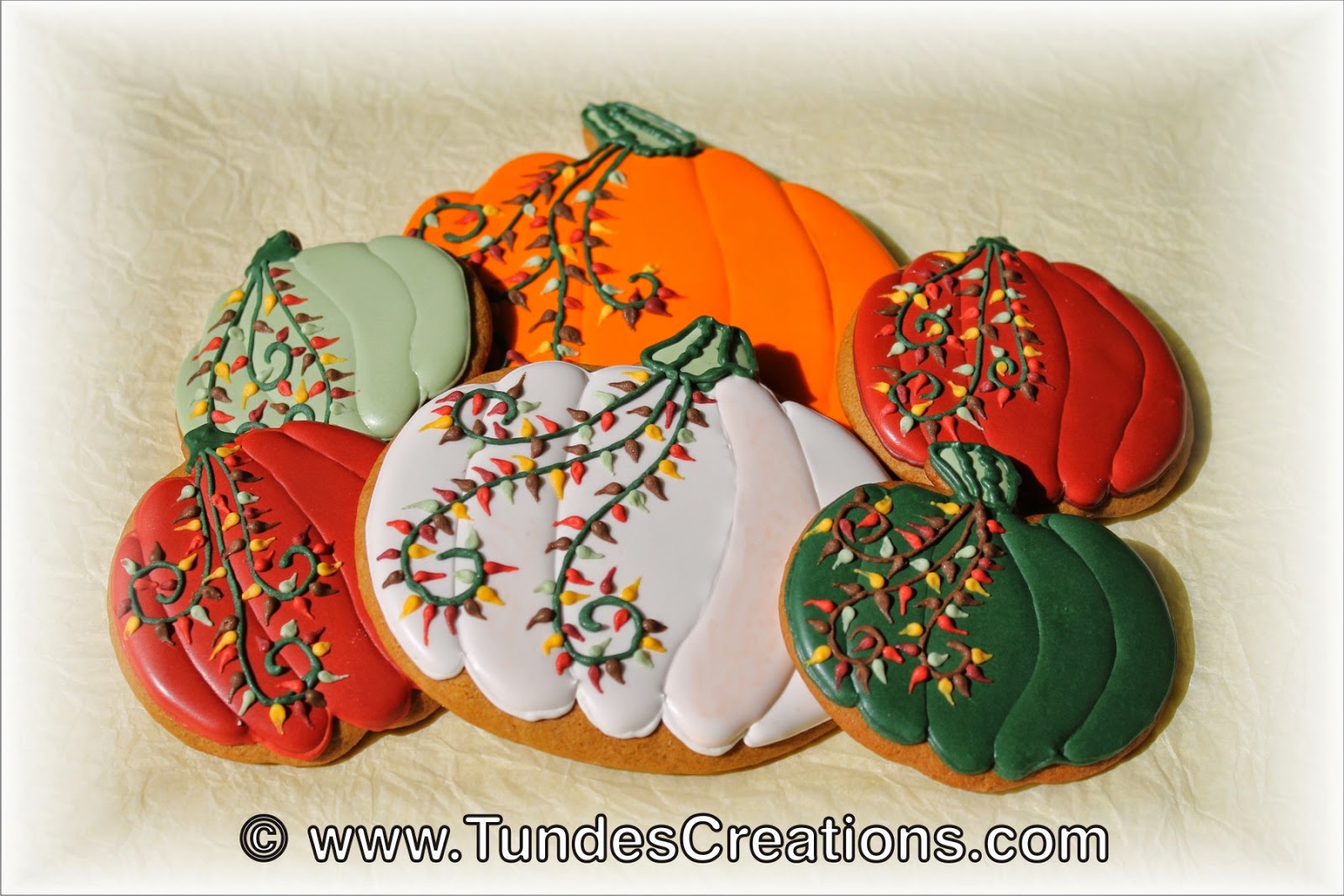 Fall Pumpkin cookies