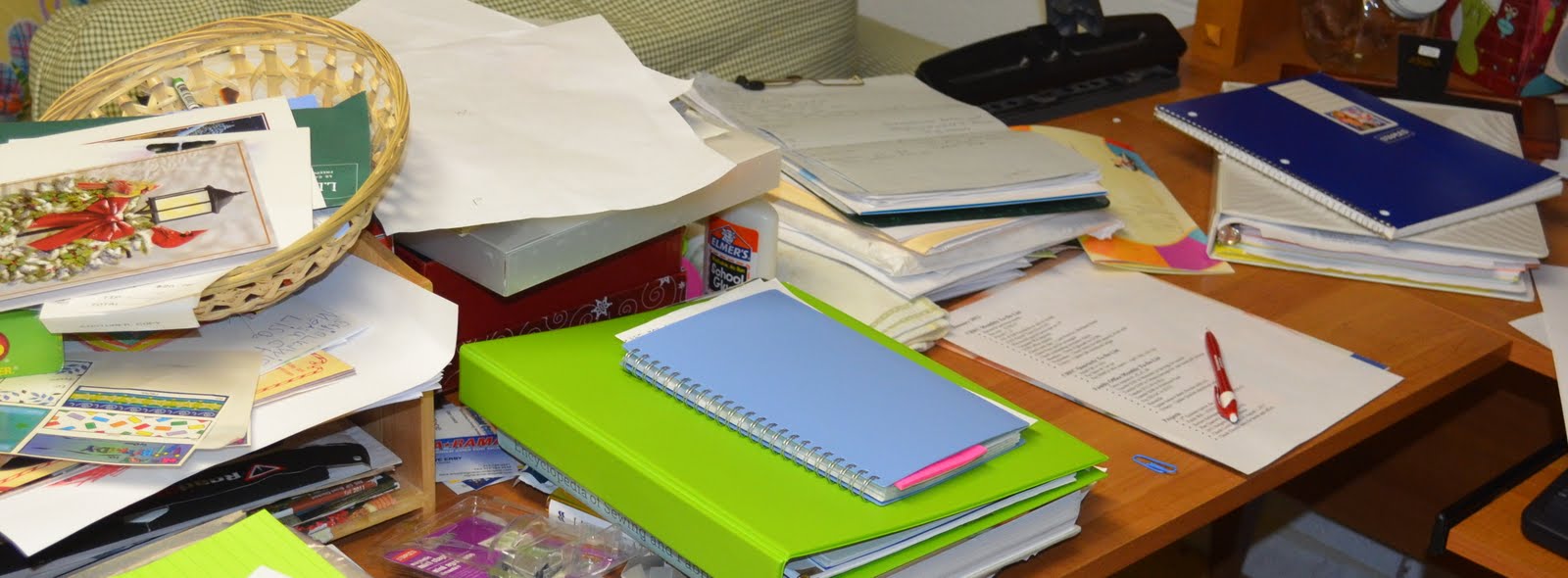 Resolve To Clean Off Your Desk Family Balance Sheet