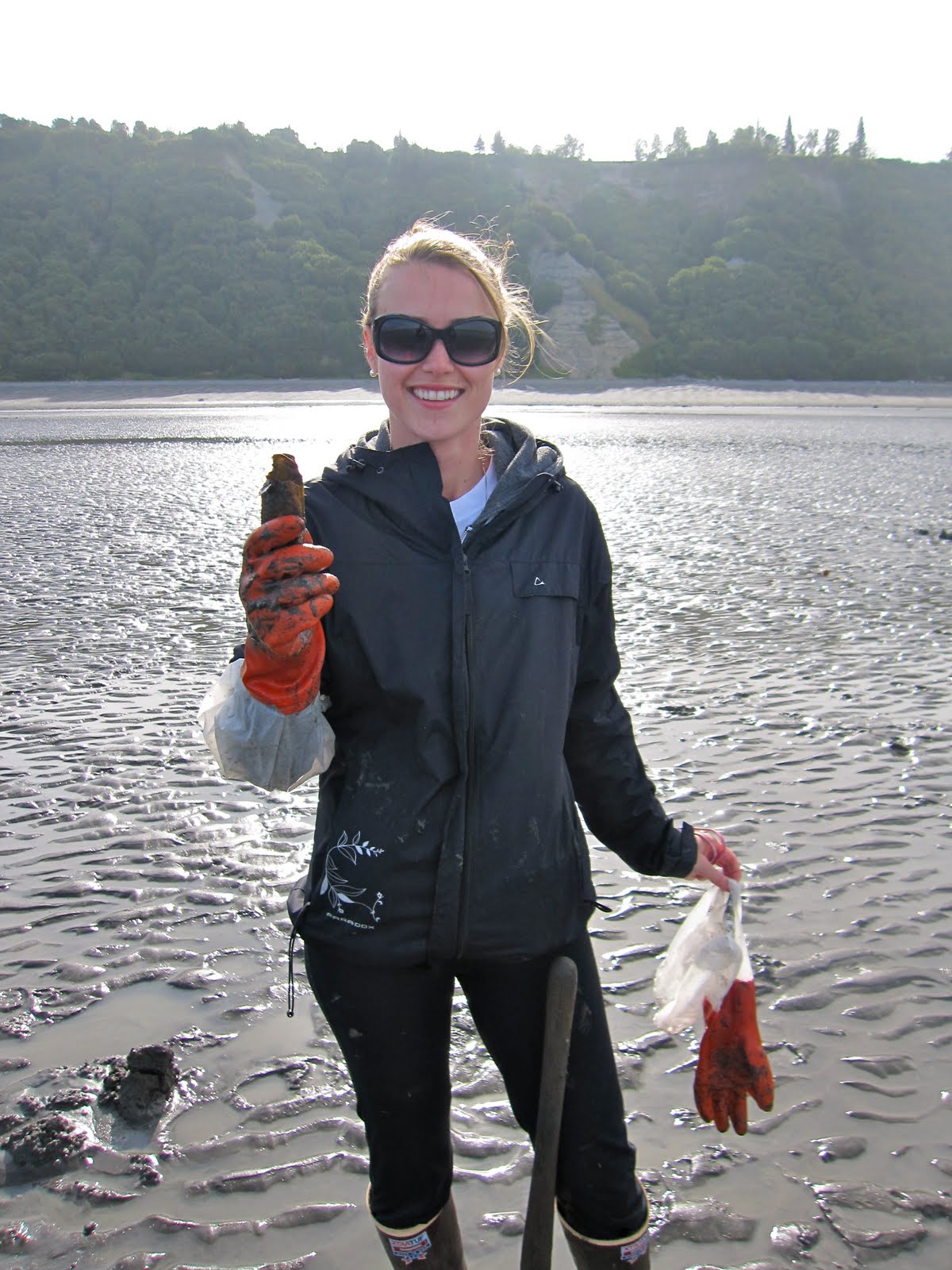Clamming in Clam Gulch, Alaska To & Fro