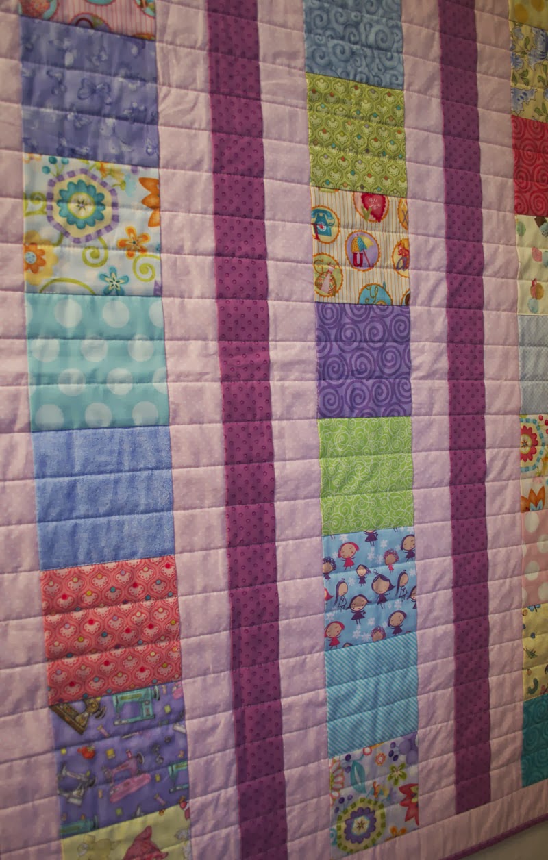 Sew in Peace Flexi Strip Baby Quilt Tutorial
