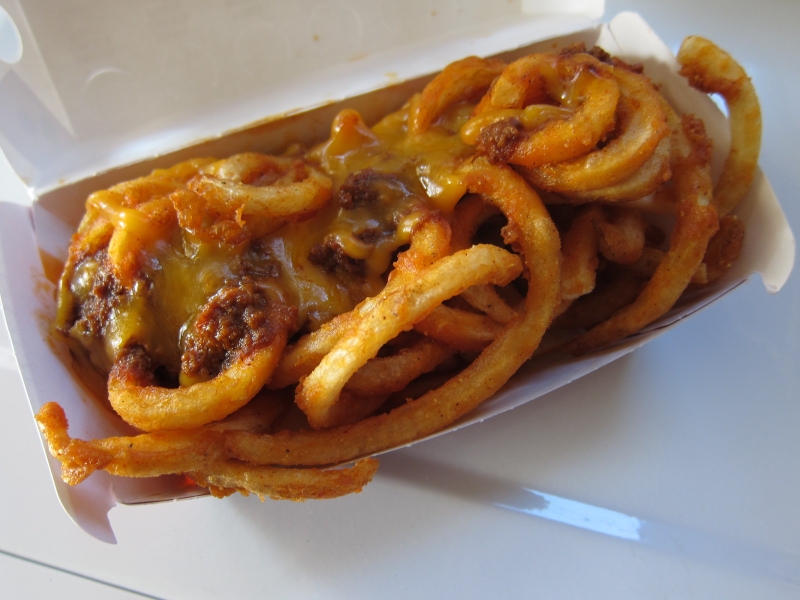 Review Jack in the Box Chili Cheese Curly Fries Brand Eating