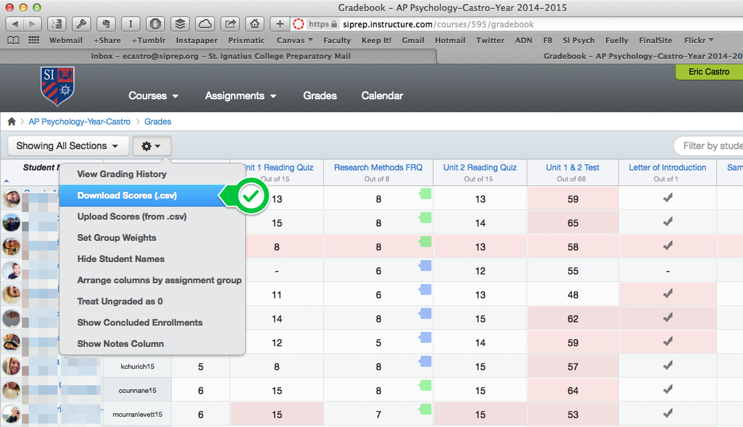 gradebook download