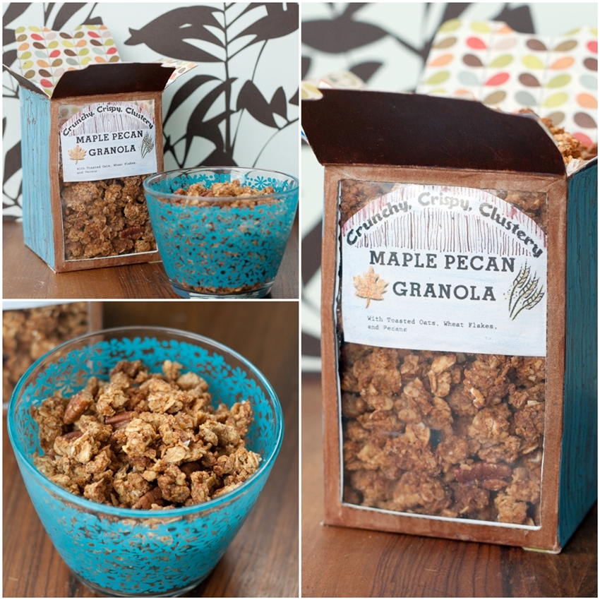 Crispy, Crunchy, Clustery MaplePecan Granola Izy Hossack Top With Cinnamon