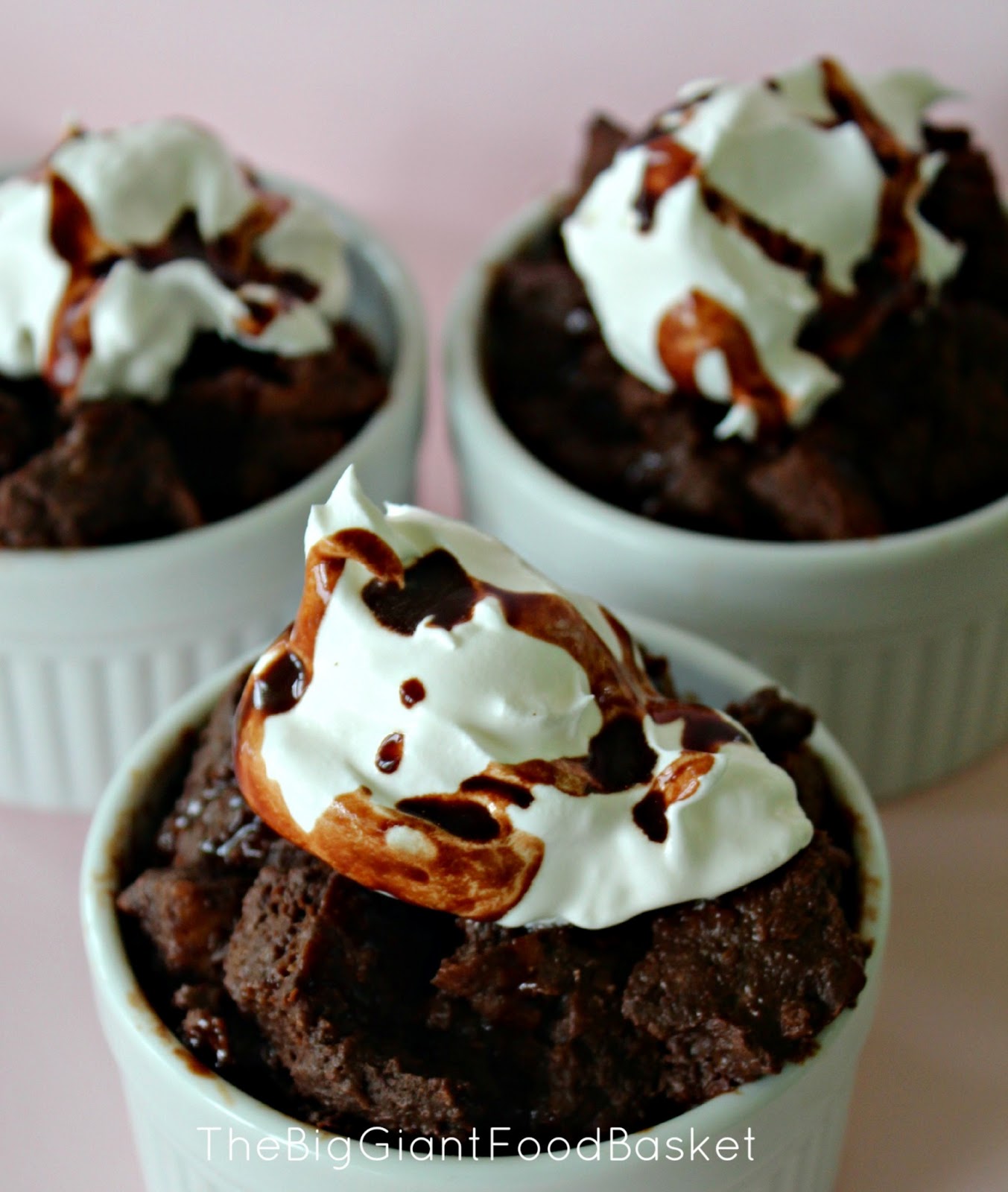 The Big Giant Food Basket Decadent and Easy Chocolate Bread Pudding