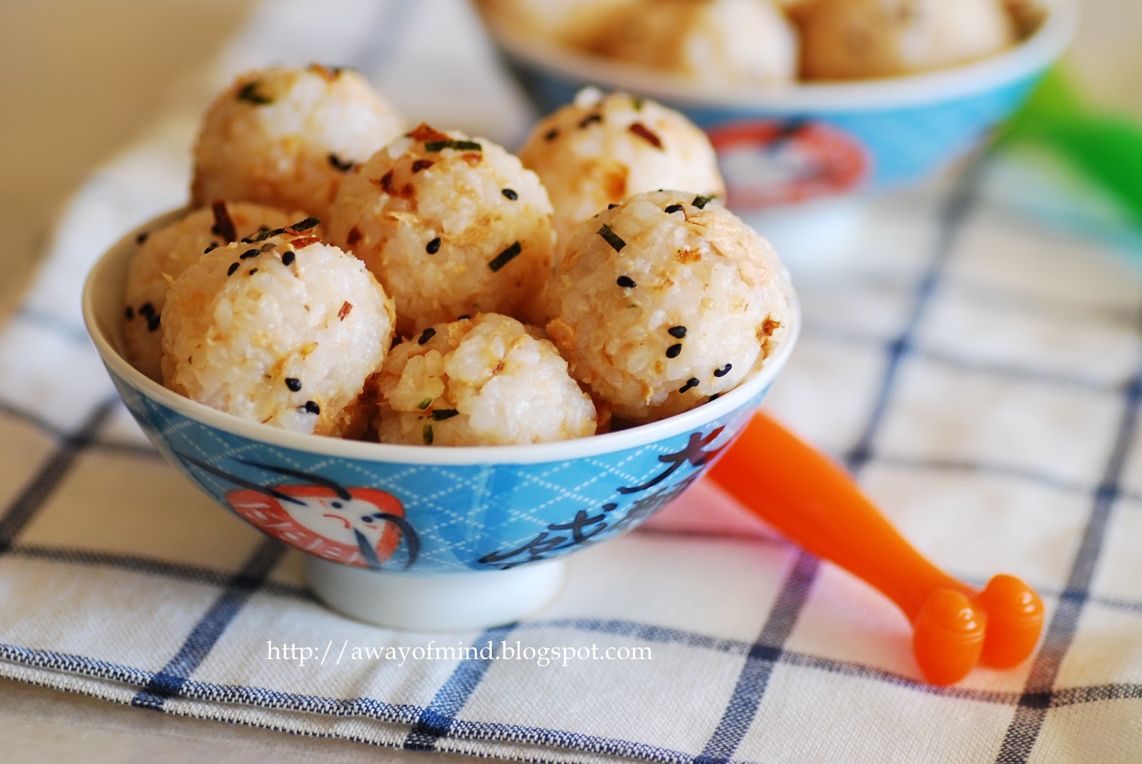 Awayofmind Bakery House Easy Salmon Onion Tomato Rice Balls