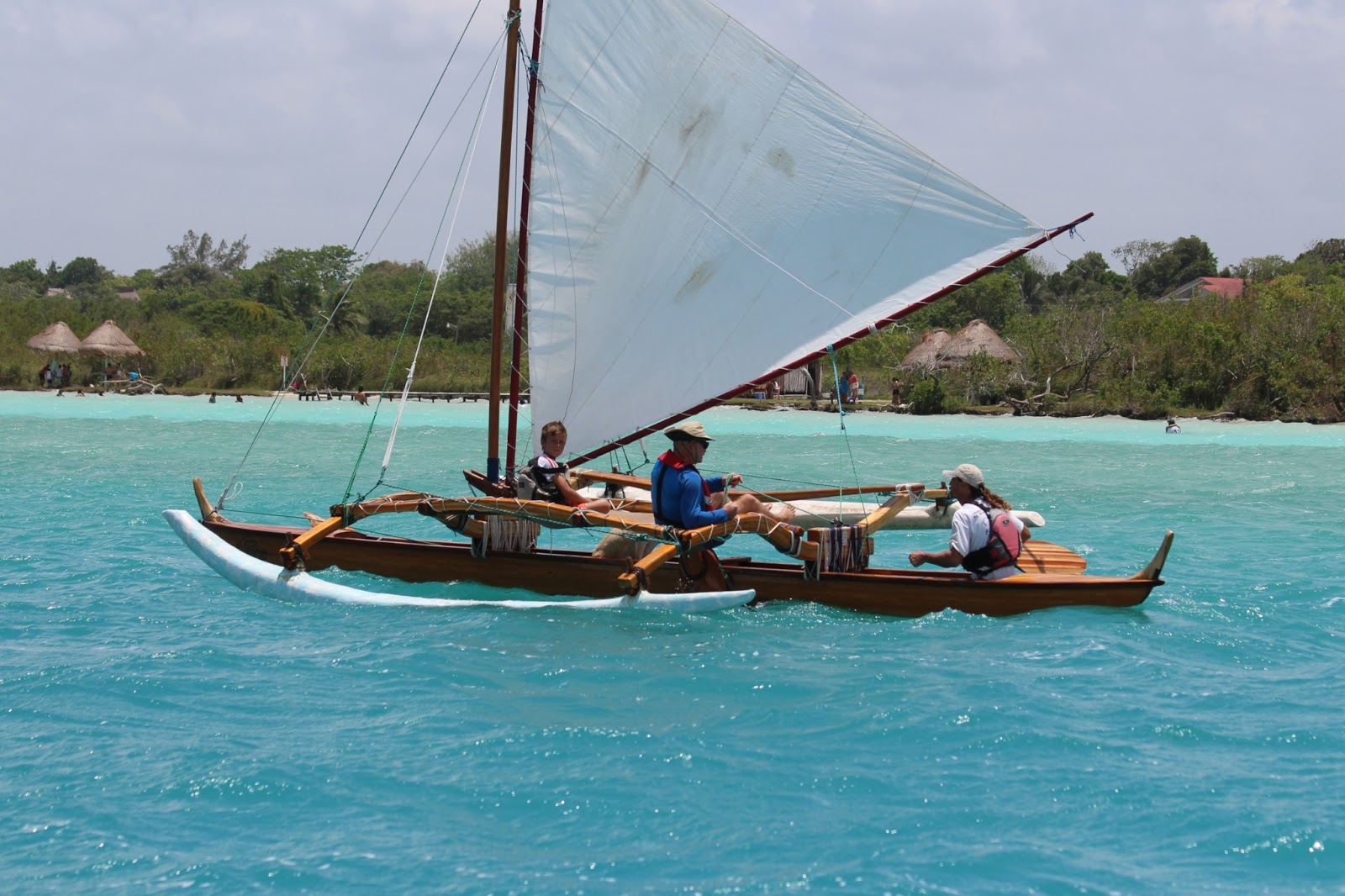 Bacalar Hawaiian Outrigger Canoe