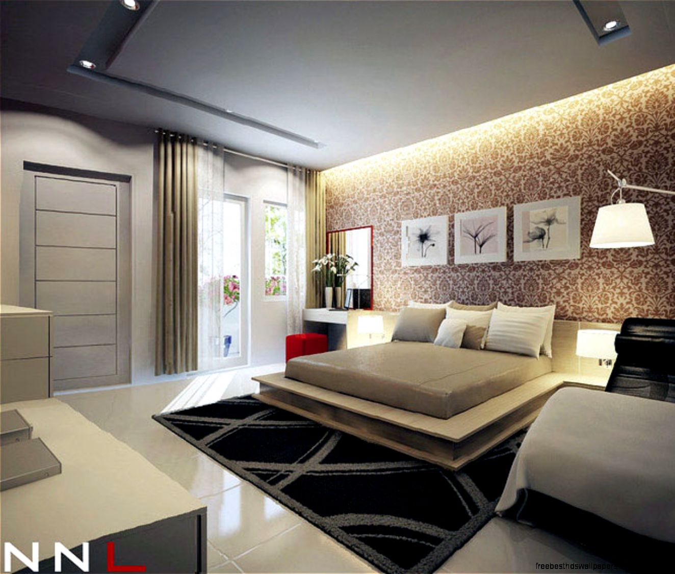 Home Interior Luxury Bedroom