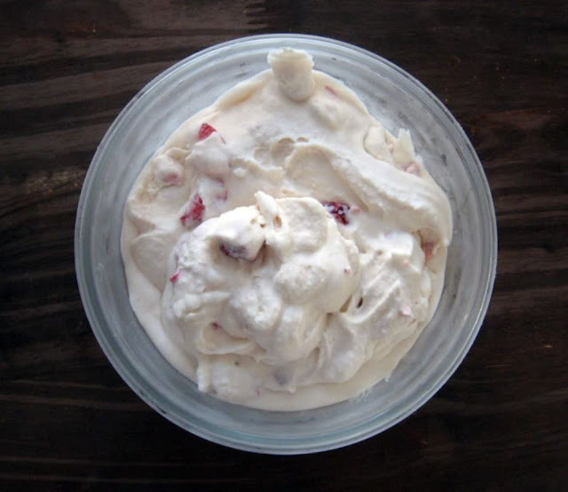 Strawberry Buttermilk Ice Cream by freshfromthe.com