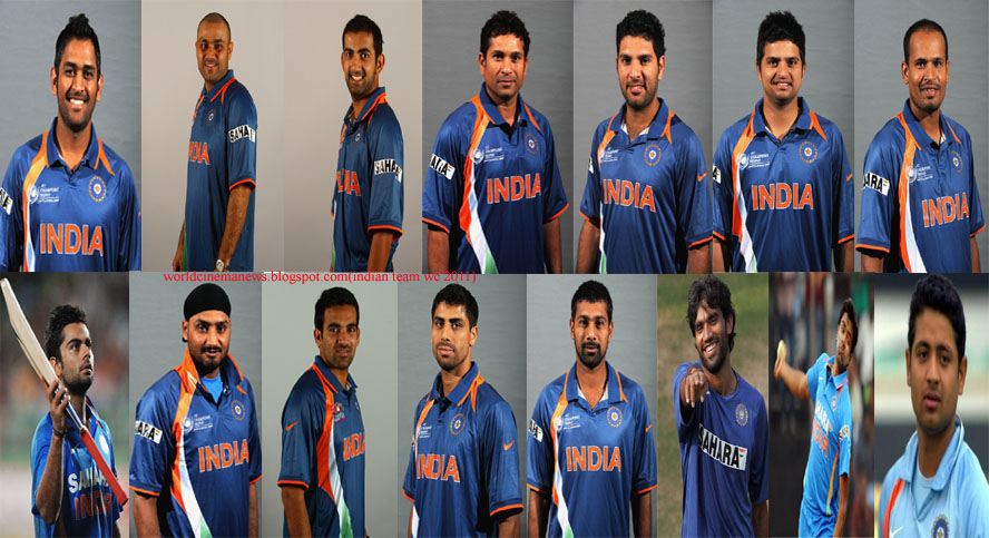 World+cup+2011+indian+team
