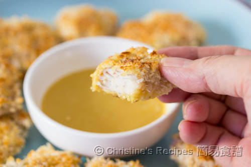 焗雞塊配法式蜜糖芥辣醬 Baked Chicken Nuggets03 焗雞塊配法式蜜糖芥辣醬 Baked Chicken Nuggets03