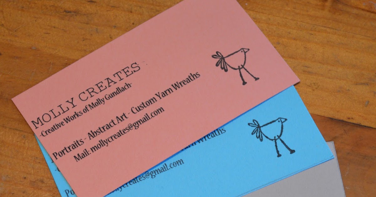 See Molly Create Fast DIY Business Cards