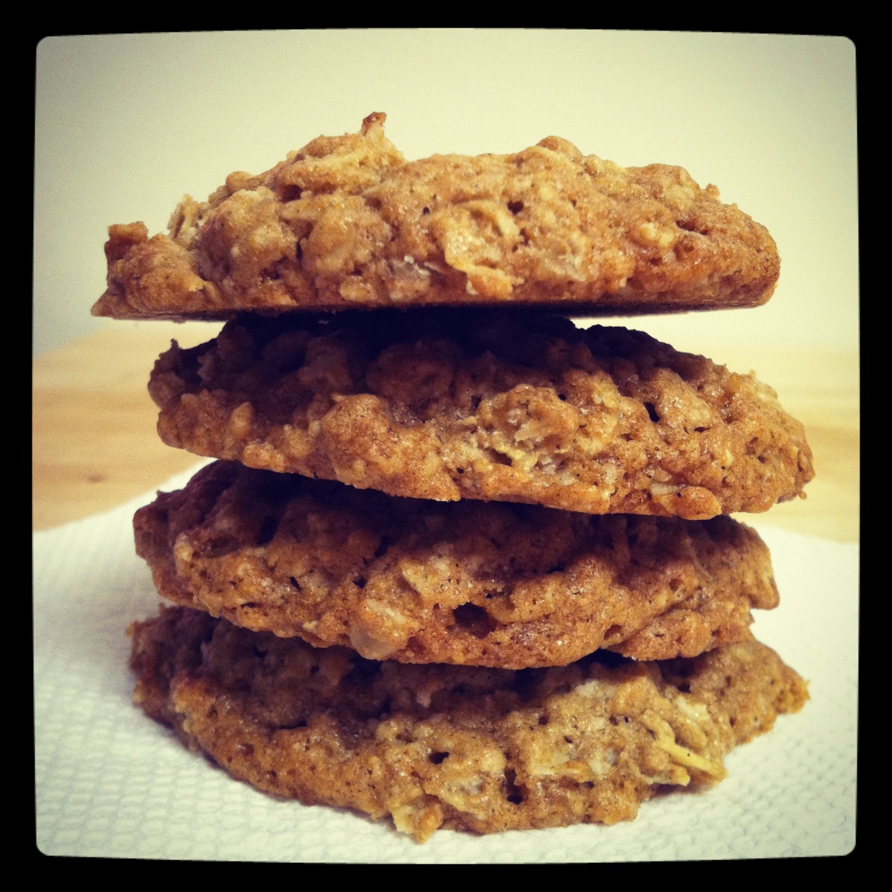 Goddess of Baking Maple Oatmeal Cookies